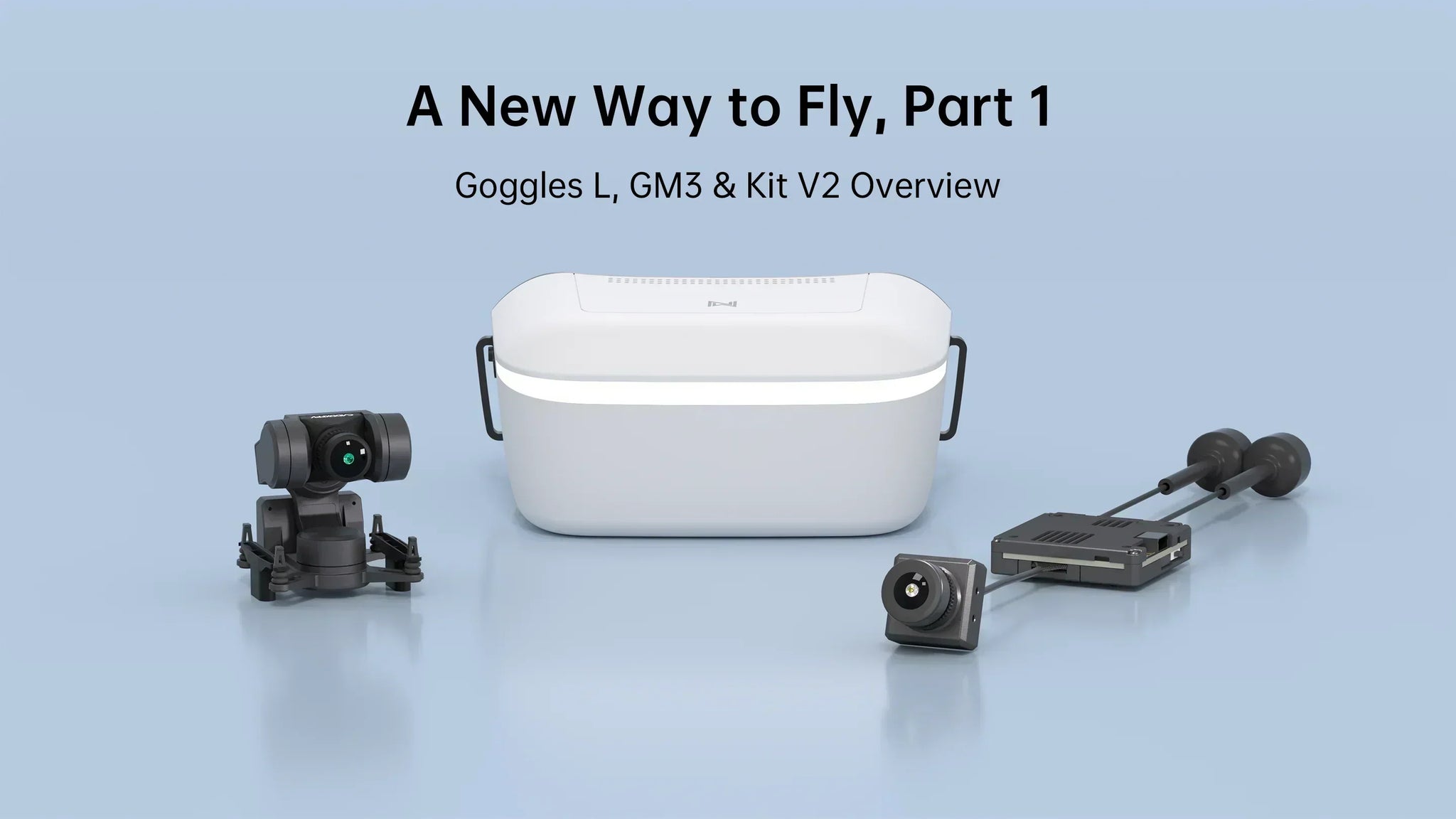QUANUM カオス　3D クァッドコプター A New Way to Fly, Part 1: Goggles L, GM3 & Kit V2 Overview
