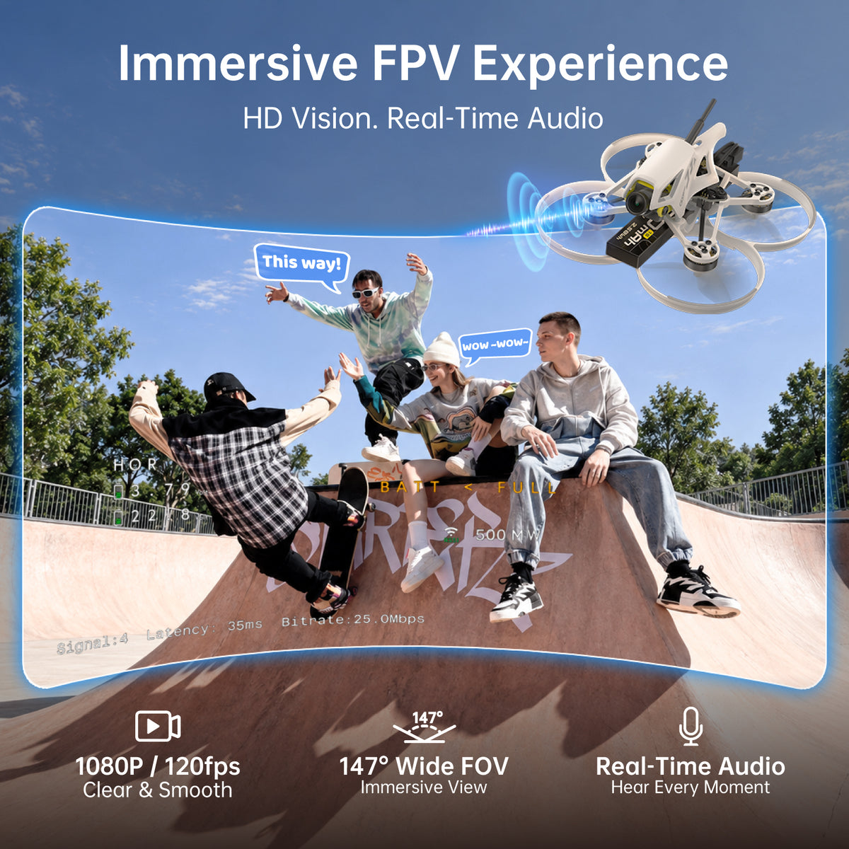 CaddxFPV Curve Micro P18 HD Tiny Whoop FPV Drone