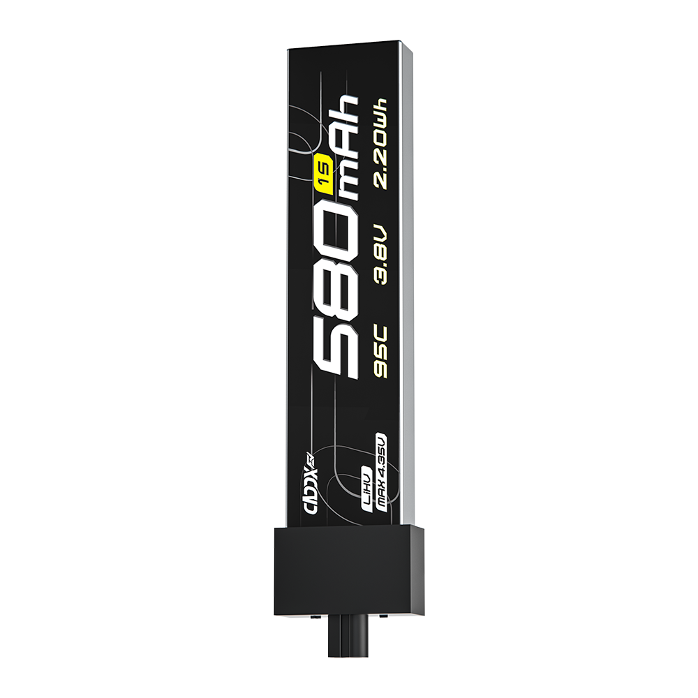 CADDXFPV CURVE 580mAh & 680mAh 1S 3.8V 95C FPV Lipo Battery with A30 connector