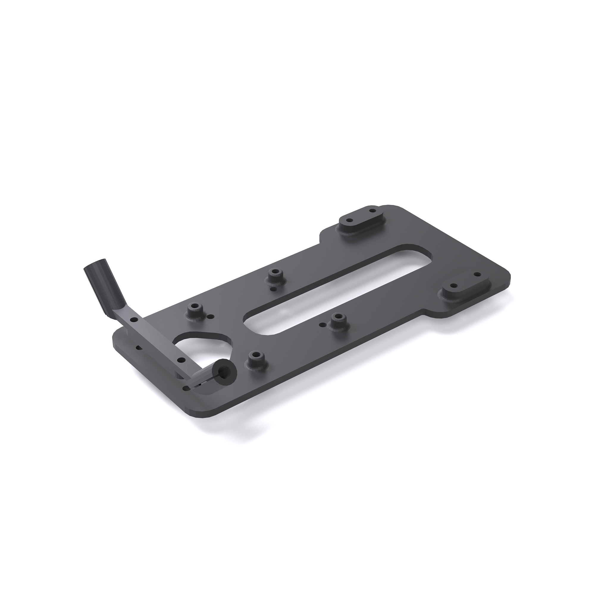 3D Printed Mounting Base and Antenna Bracket for CaddxFPV GM3 Gimbal