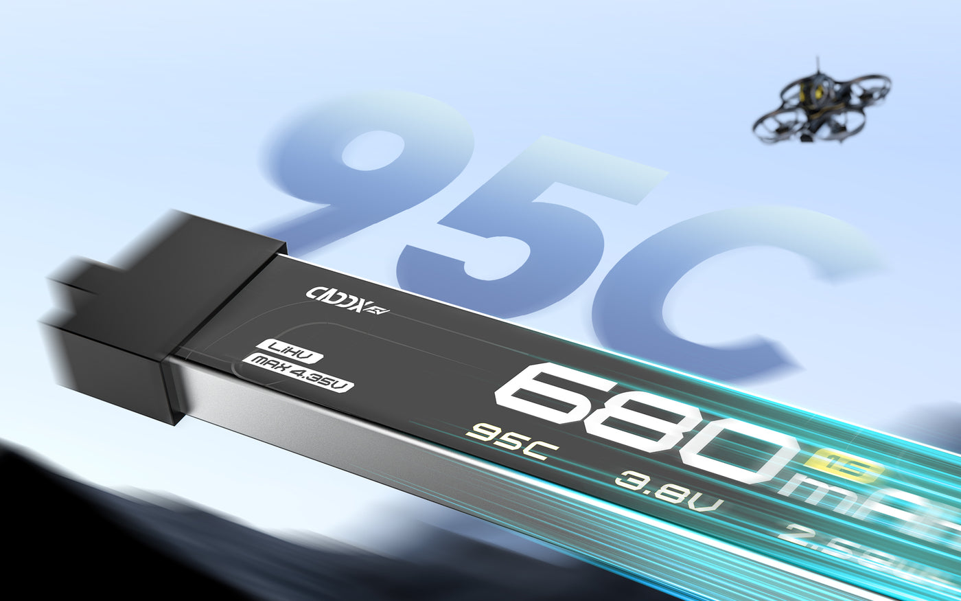 Uncompromised Power with 95C Discharge