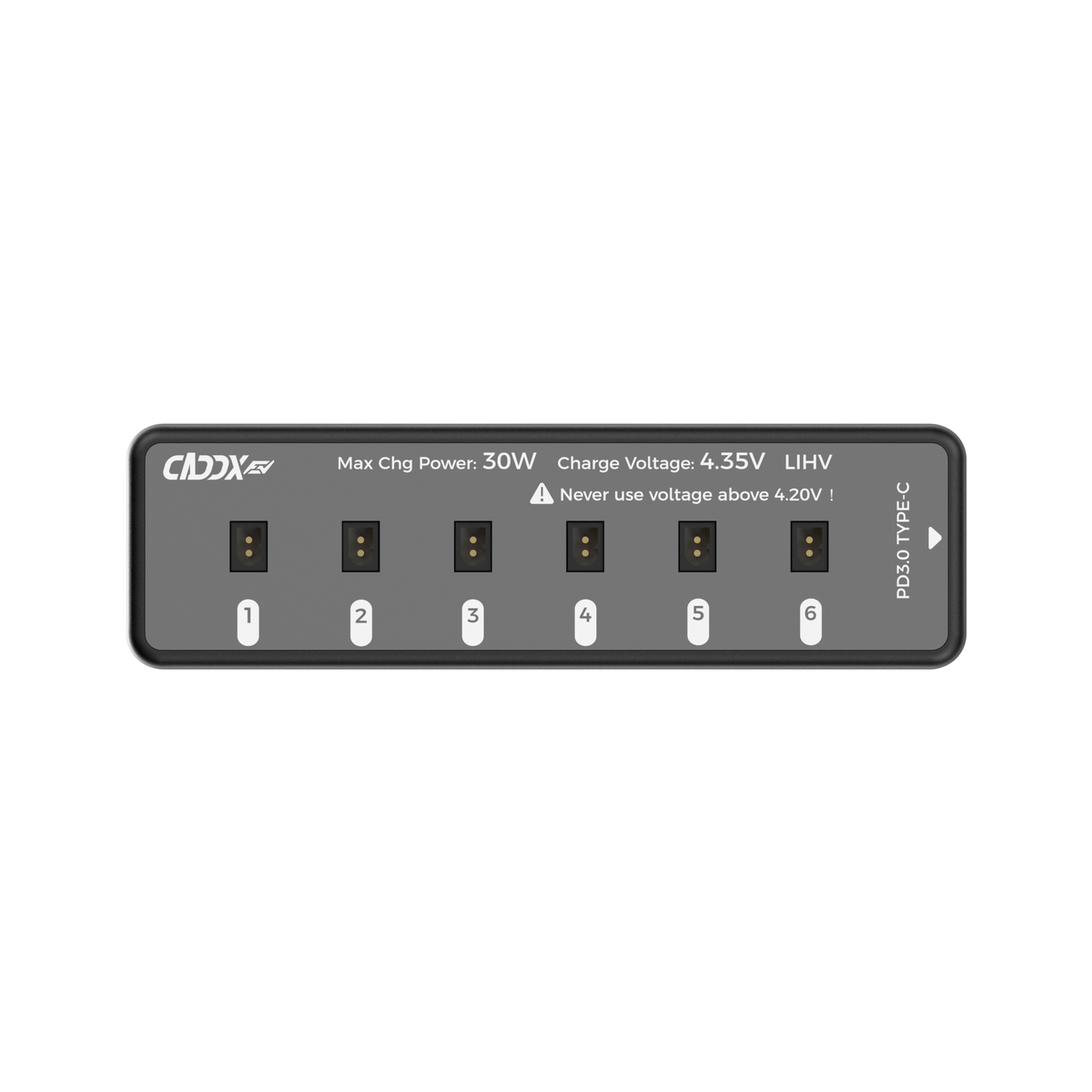 CADDXFPV Curve Micro 16 6-Channel A30 LiHV Battery Charger