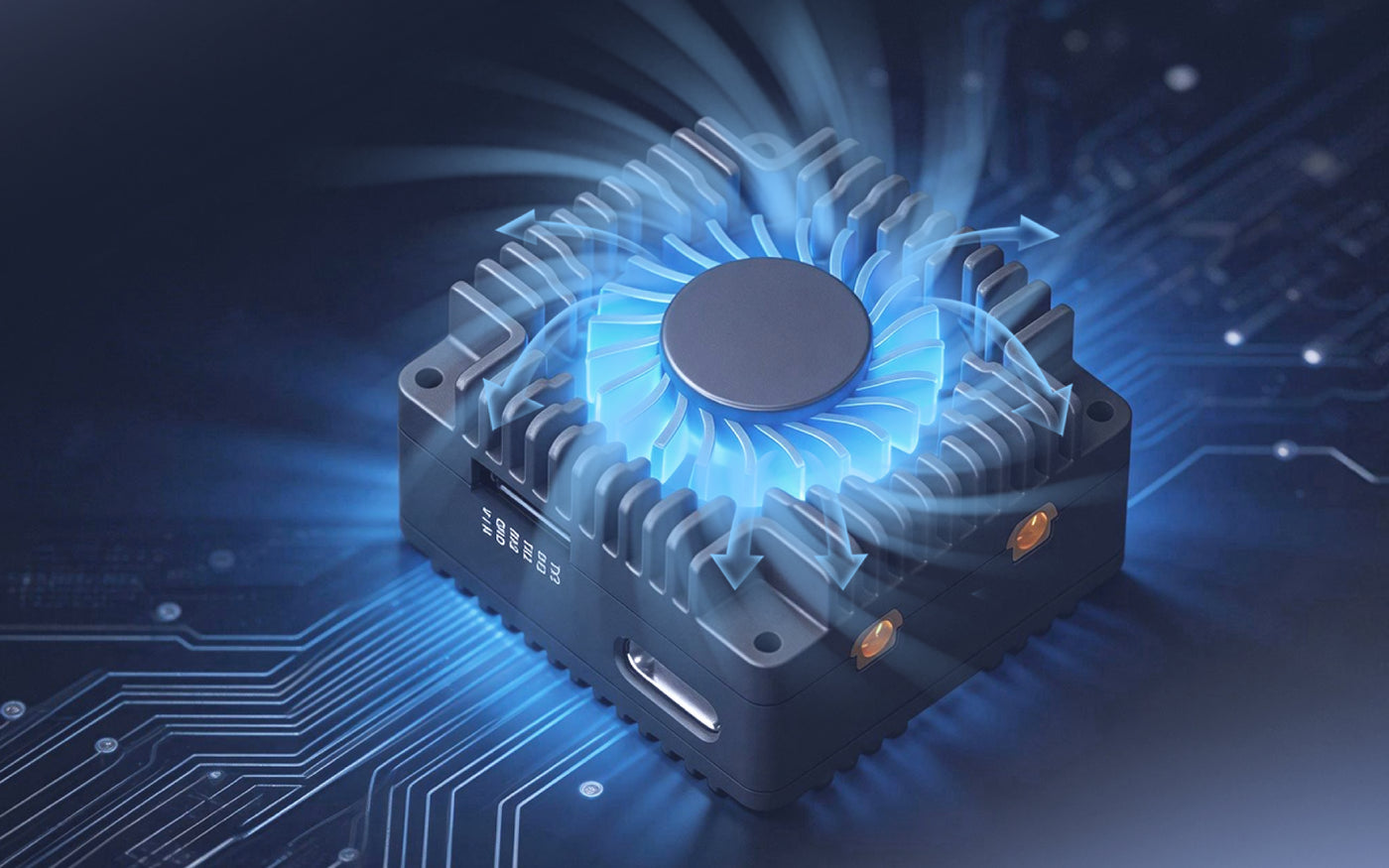 Fan Control<br>Efficient Cooling System