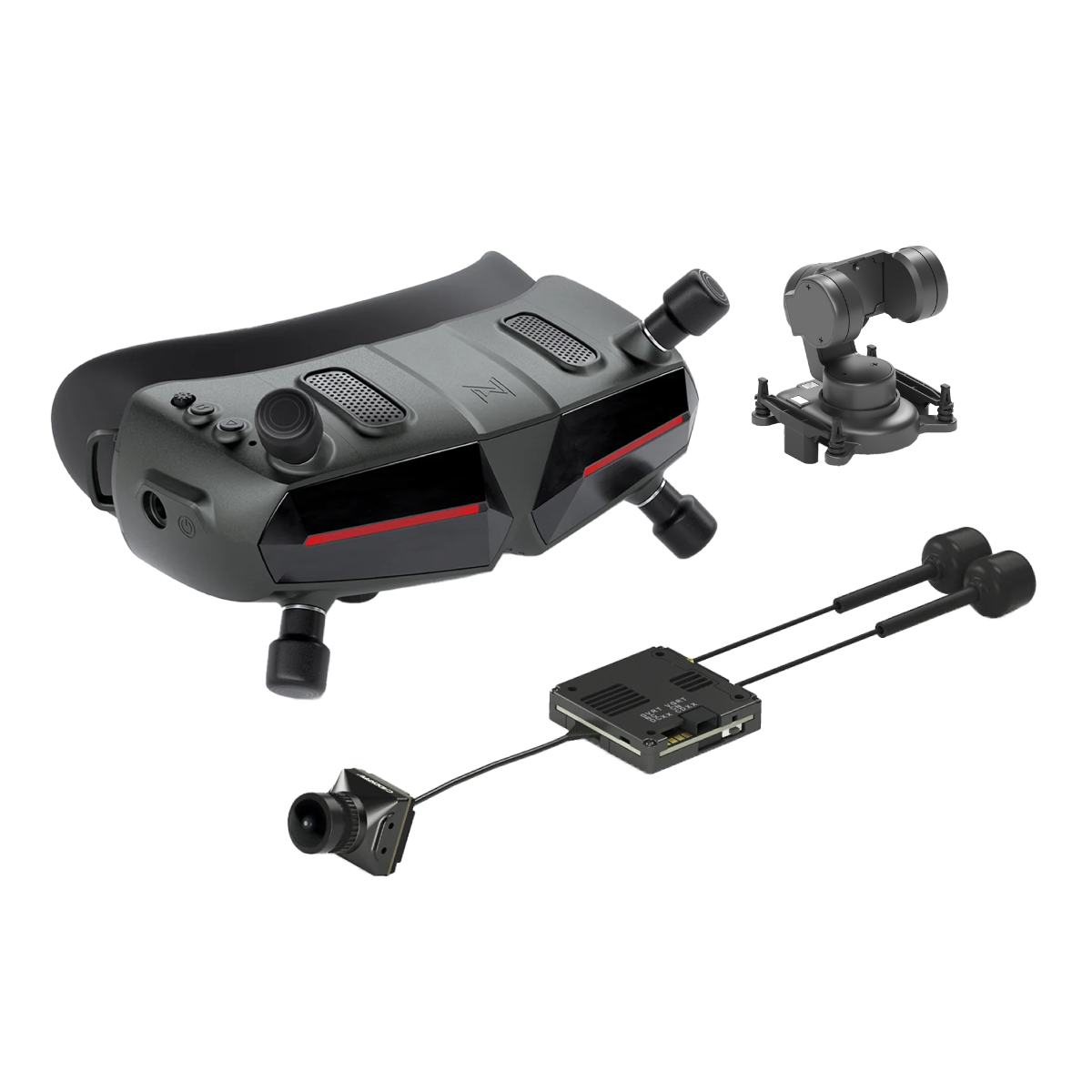 Walksnail Avatar HD Goggles X with Pro Kit (dual) and GM3
