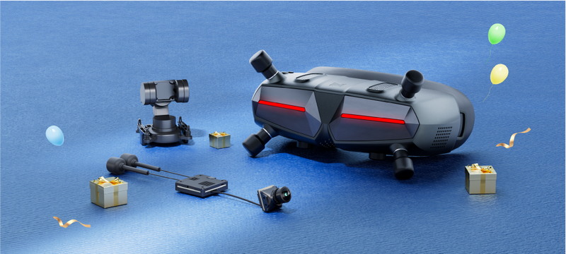 Walksnail Avatar HD Goggles X with Pro Kit (dual) and GM3 V2